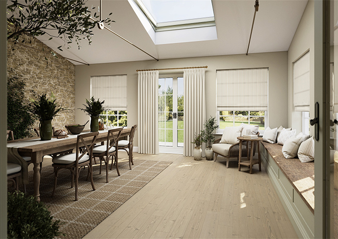 The British Stripe Co. Charles, Dover No.1 - Roman Blind - Image 6